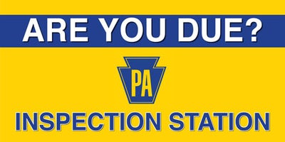 PA State and Emissions Inspection For all Household Members