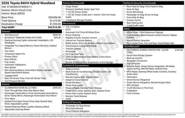 2026 Toyota RAV4 Woodland