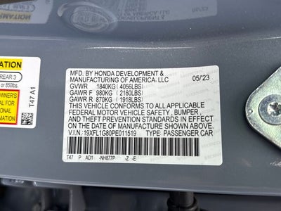 2023 Honda Civic Sport Touring
