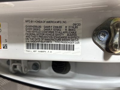 2020 Honda Accord LX
