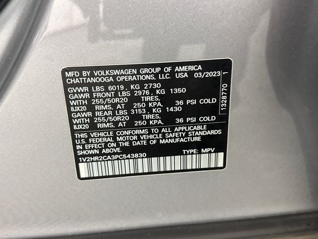 2023 Volkswagen Atlas 3.6L V6 SE w/Technology