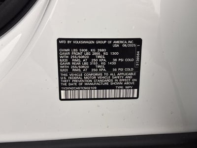 2026 Volkswagen Atlas 2.0T SE w/Technology