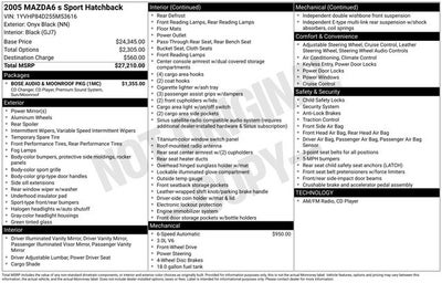2005 Mazda Mazda6 Sport s