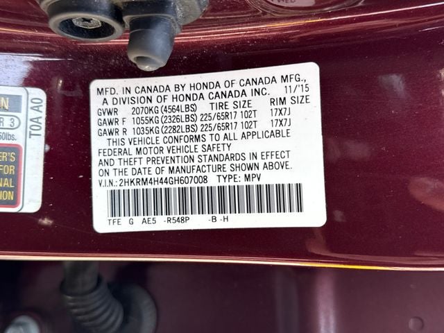 2016 Honda CR-V SE