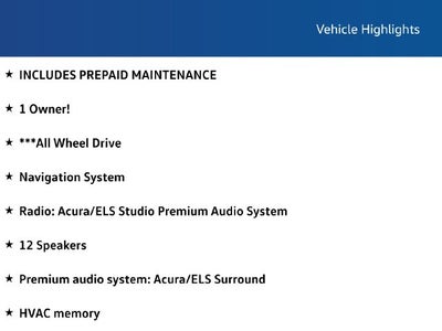 2017 Acura MDX w/Advance Pkg