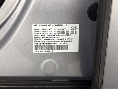 2017 Acura MDX w/Advance Pkg