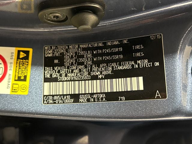 2016 Toyota Highlander Limited