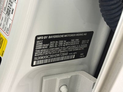 2017 BMW X3 xDrive28i