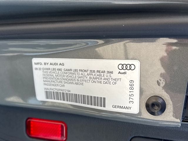 2023 Audi A5 Sportback S line Premium Plus