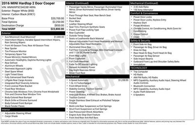 2016 MINI Cooper 2dr HB