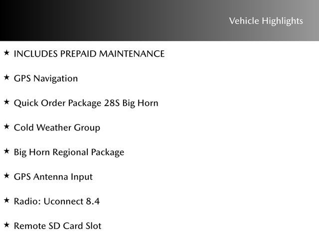 2016 RAM 1500 Big Horn