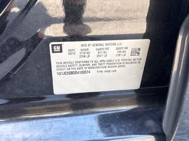 2013 Chevrolet Sonic LT