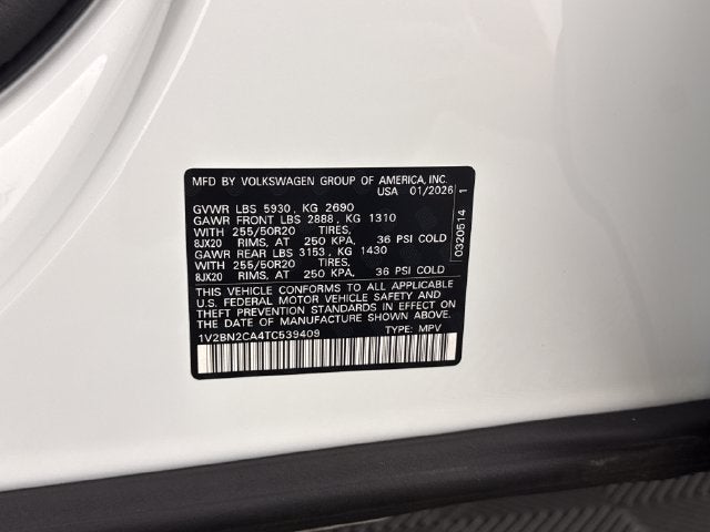 2026 Volkswagen Atlas SEL