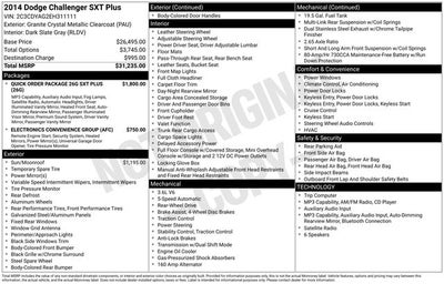 2014 Dodge Challenger SXT