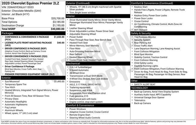 2020 Chevrolet Equinox Premier