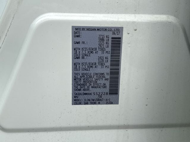 2017 INFINITI QX60 Base
