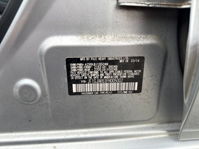 2015 Subaru Impreza 2.0i Premium