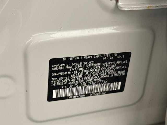 2015 Subaru Forester 2.5i