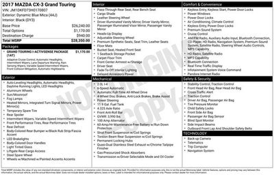 2017 Mazda Mazda CX-3 Grand Touring