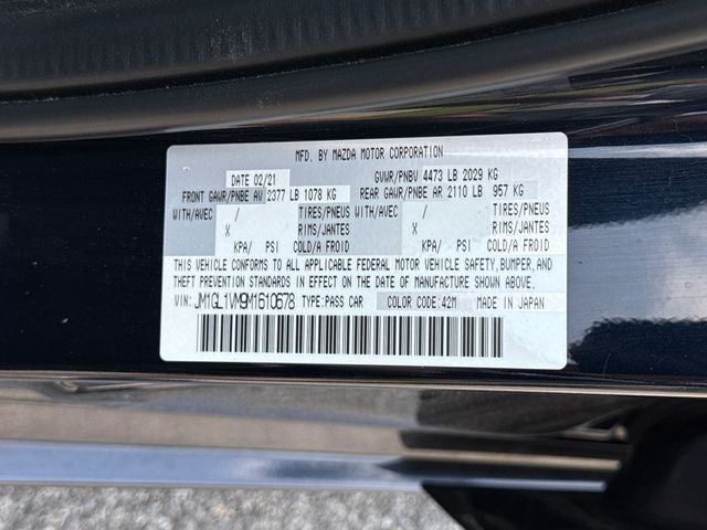 2021 Mazda Mazda6 Touring