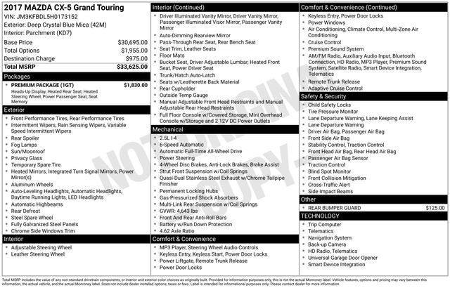 2017 Mazda Mazda CX-5 Grand Touring