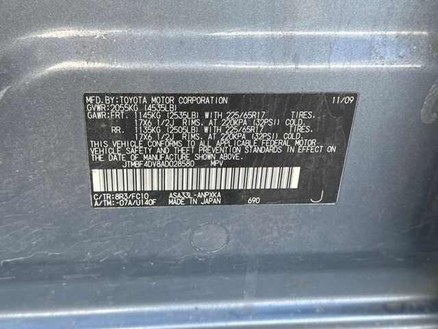 2010 Toyota RAV4 Base