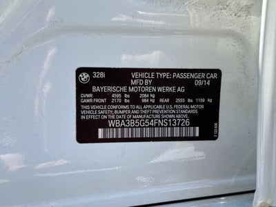 2015 BMW 3 Series 328i xDrive