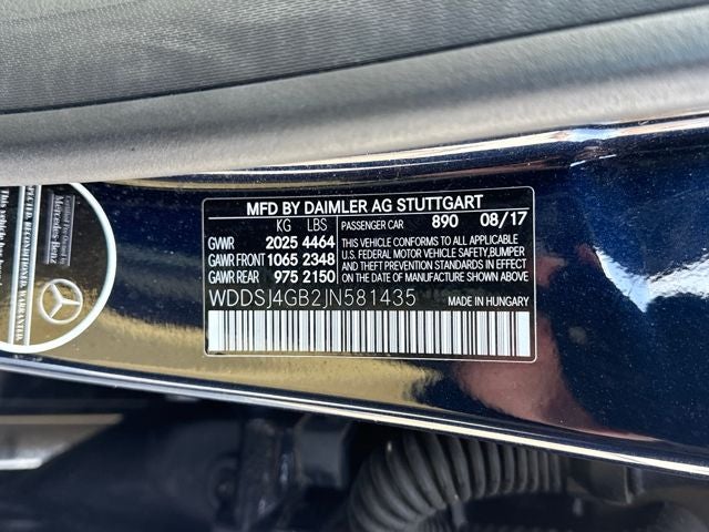 2018 Mercedes-Benz CLA CLA 250 4MATIC®