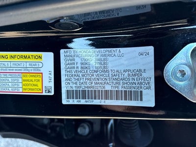 2024 Honda Civic Sport