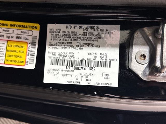 2021 Ford Mustang EcoBoost Premium