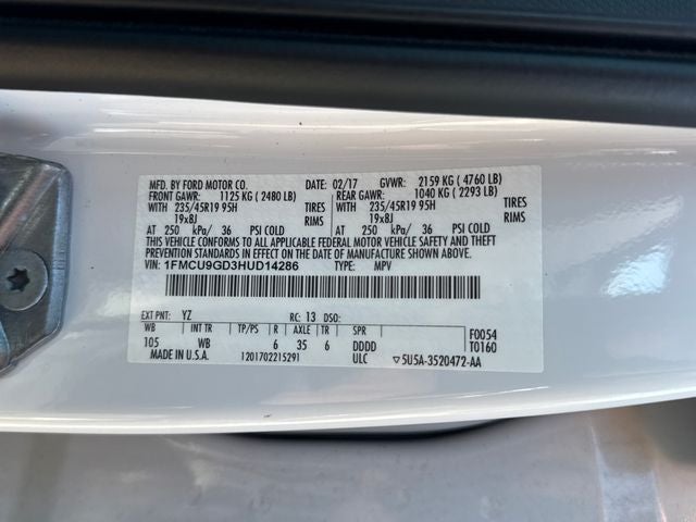 2017 Ford Escape SE