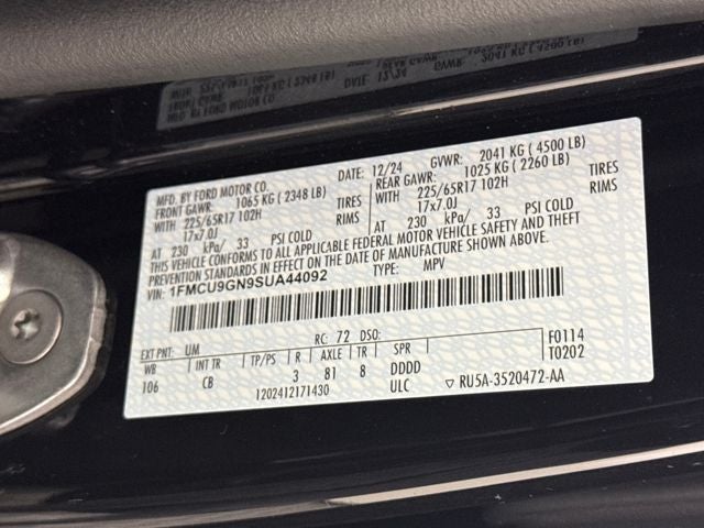 2025 Ford Escape Active