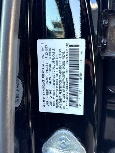 2012 Honda Accord EX 2.4