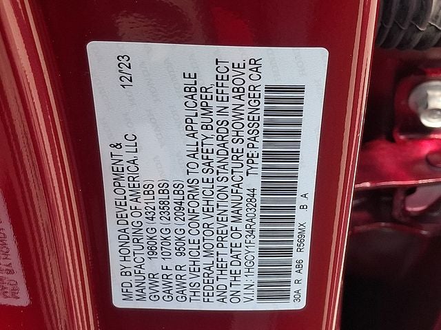 2024 Honda Accord EX
