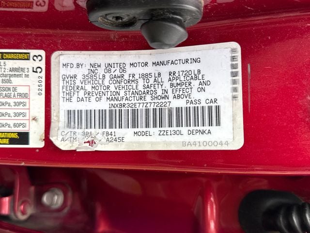 2007 Toyota Corolla LE