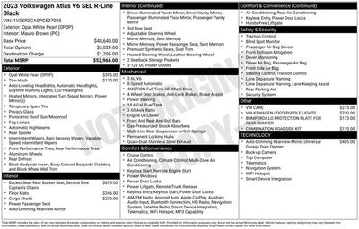 2023 Volkswagen Atlas 3.6L V6 SEL R-Line