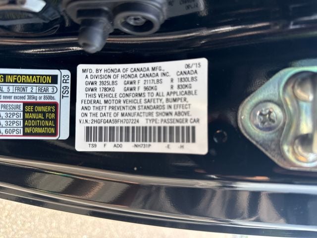2015 Honda Civic Si