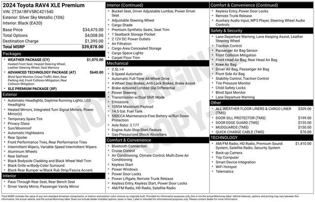 2024 Toyota RAV4 XLE Premium