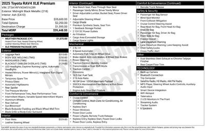 2025 Toyota RAV4 XLE Premium