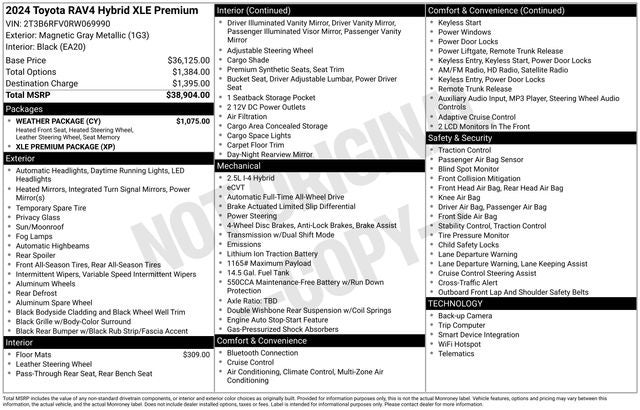 2024 Toyota RAV4 Hybrid XLE Premium