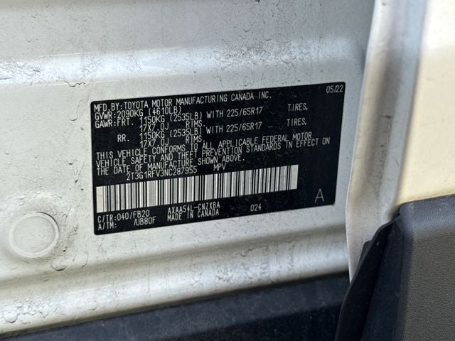 2022 Toyota RAV4 LE