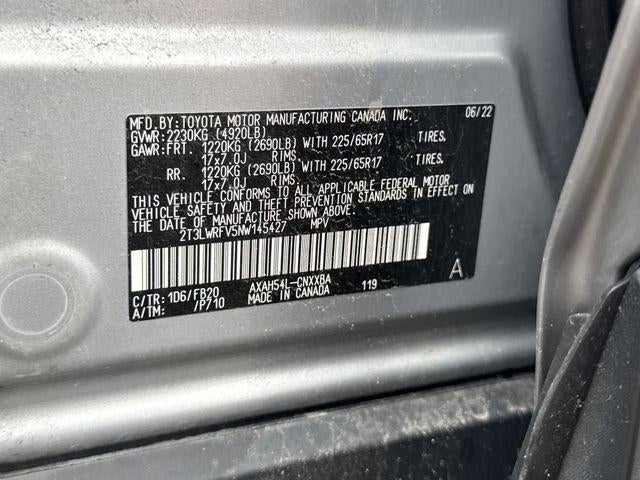 2022 Toyota RAV4 Hybrid LE