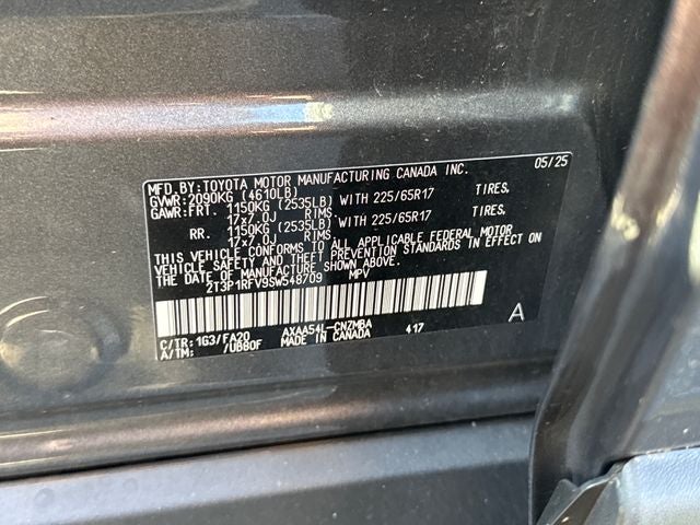 2025 Toyota RAV4 XLE