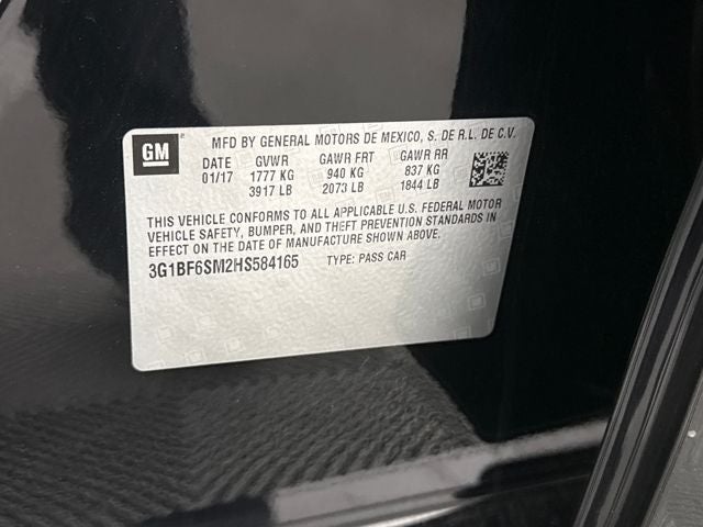 2017 Chevrolet Cruze Premier