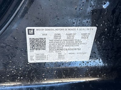 2018 Chevrolet Silverado 1500 LT LT2