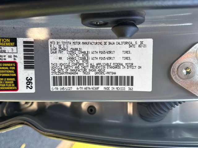 2021 Toyota Tacoma TRD Sport V6