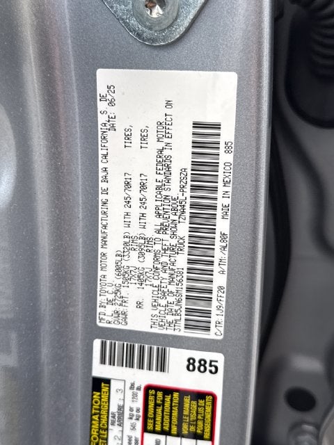 2025 Toyota Tacoma SR5