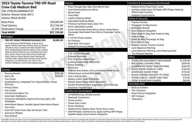 2024 Toyota Tacoma TRD Off-Road