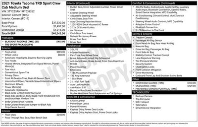 2021 Toyota Tacoma TRD Sport V6
