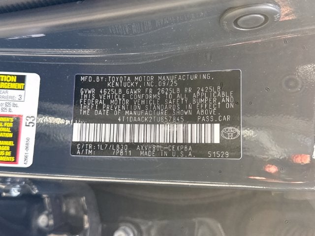 2026 Toyota Camry XSE